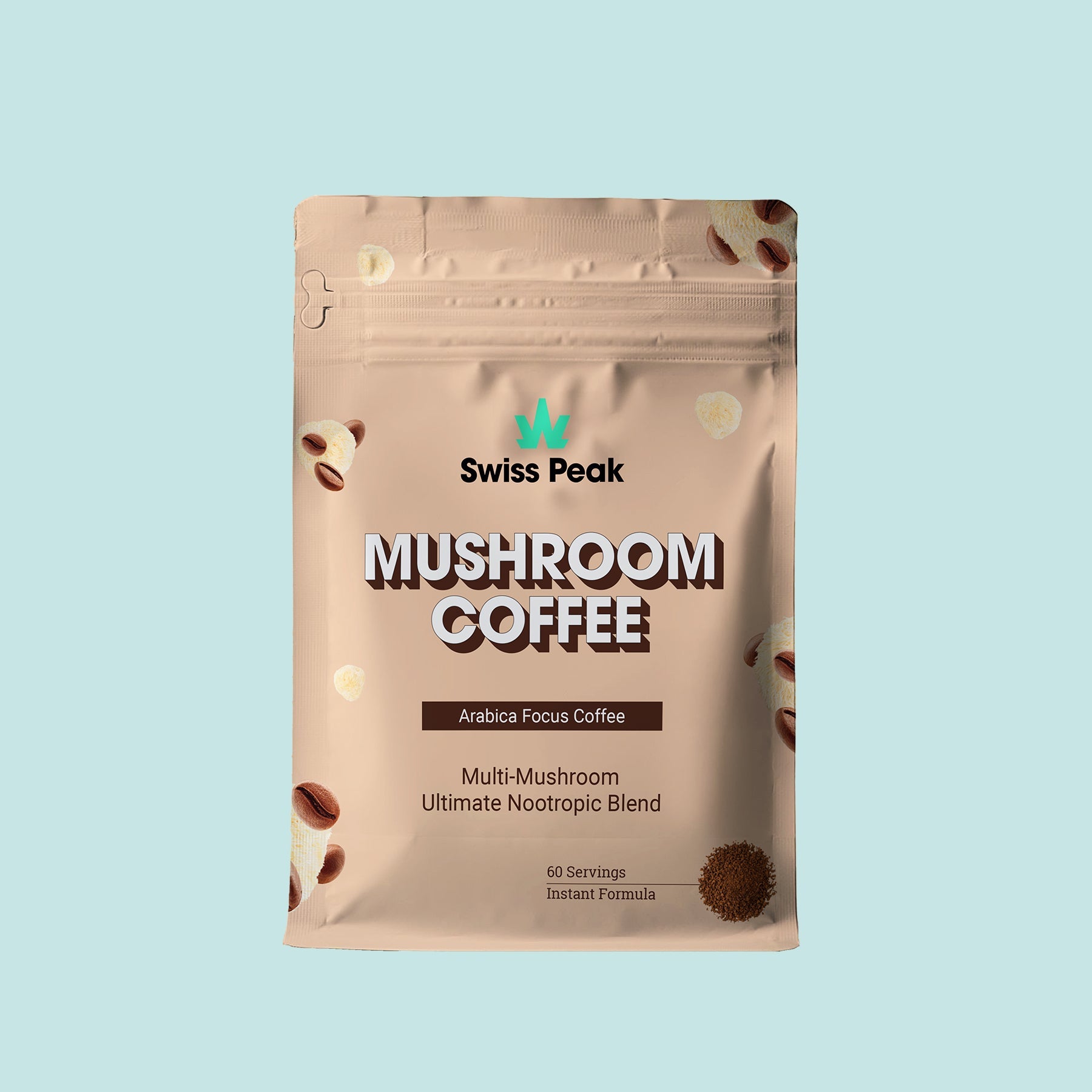 Functional Mushroom Coffee | 200g - SwissPeakCBD
