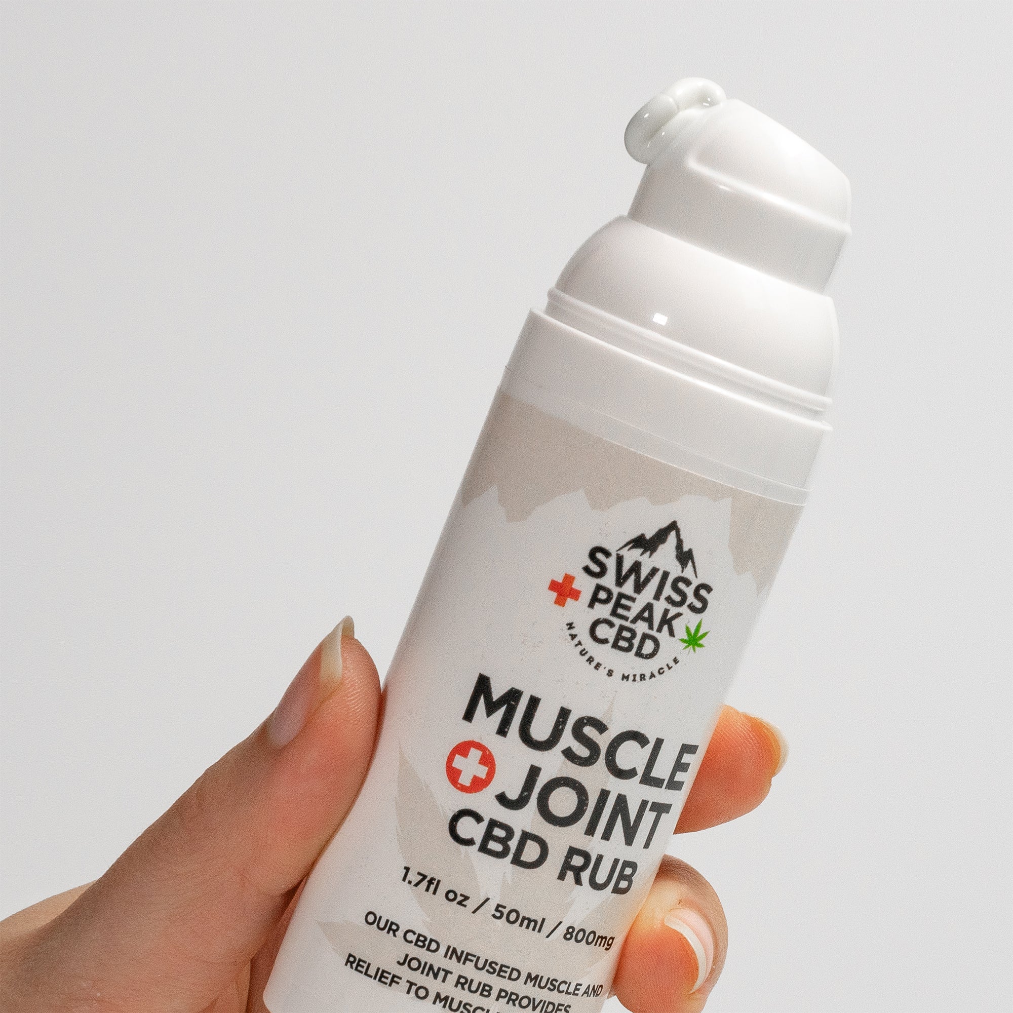 Close up of Muscle Joint CBD Balm (1000mg) - Swiss Peak