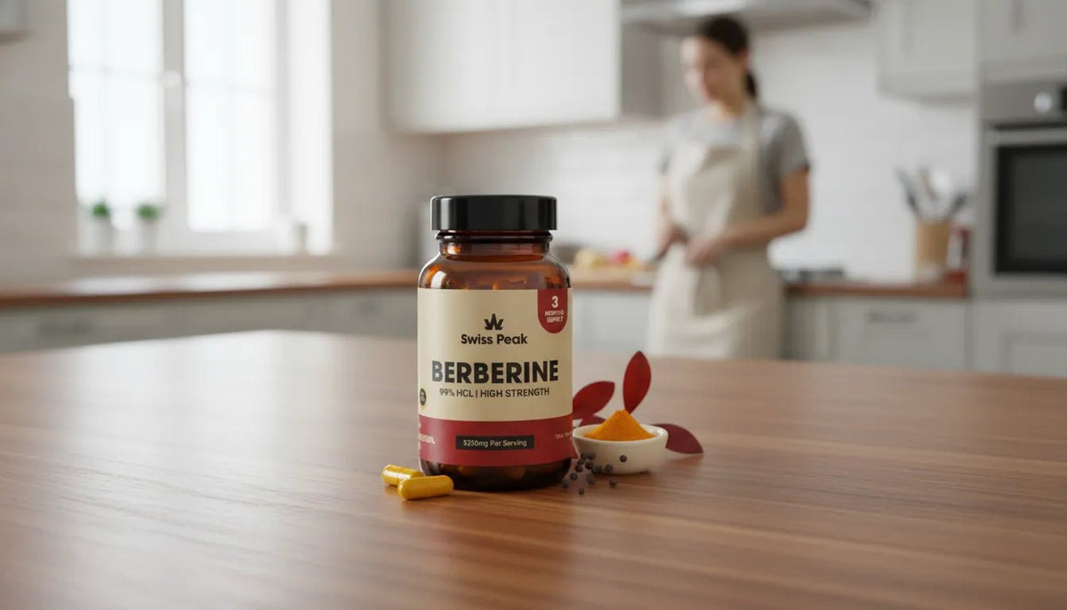Support Your Longevity With Pure Berberine Capsules - Swiss Peak