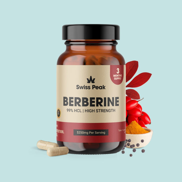 Berberine 5250mg Capsules | 90 Servings - Swiss Peak