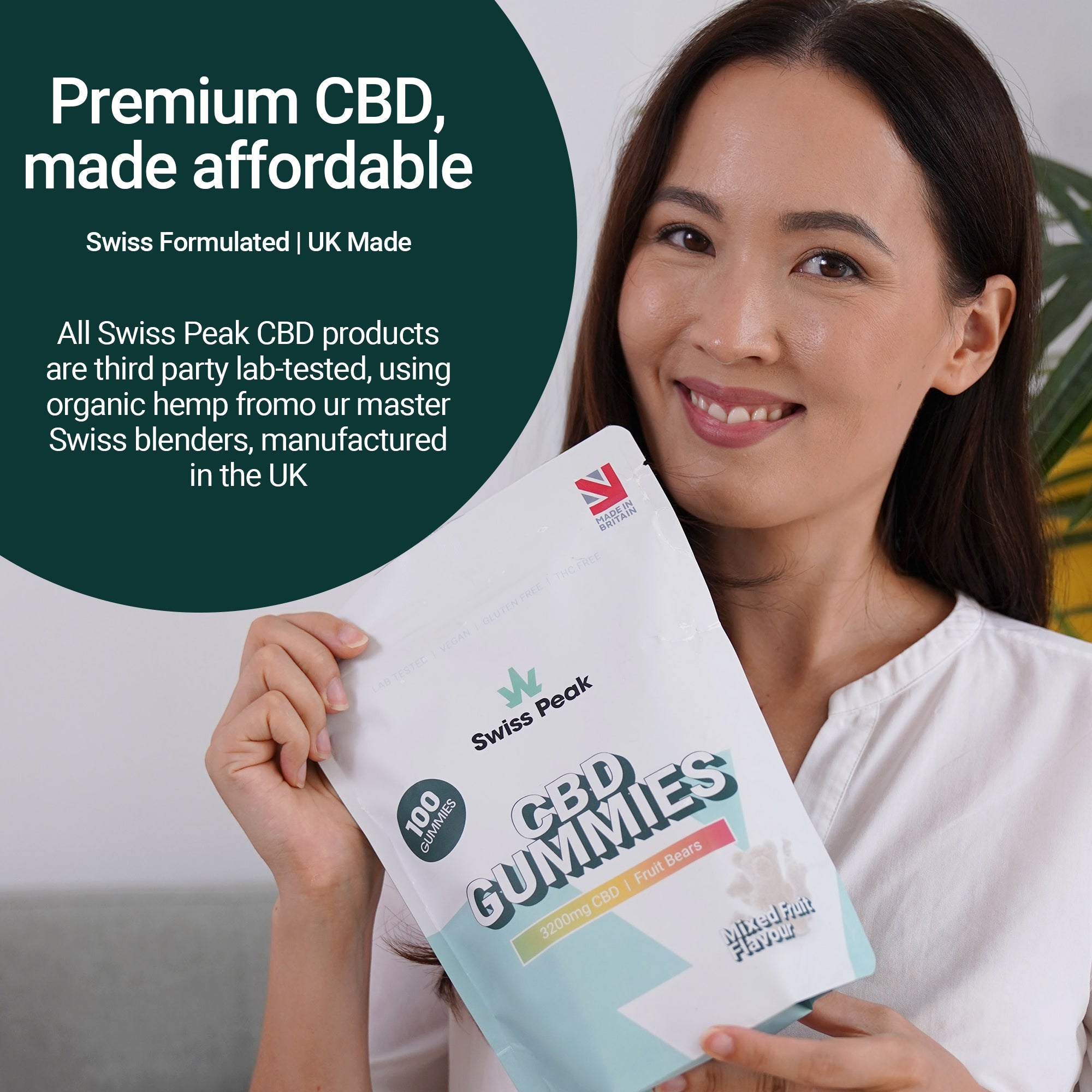 CBD Bears Gummies | 3200mg & 4800mg | 100 CBD Gummies - Swiss Peak