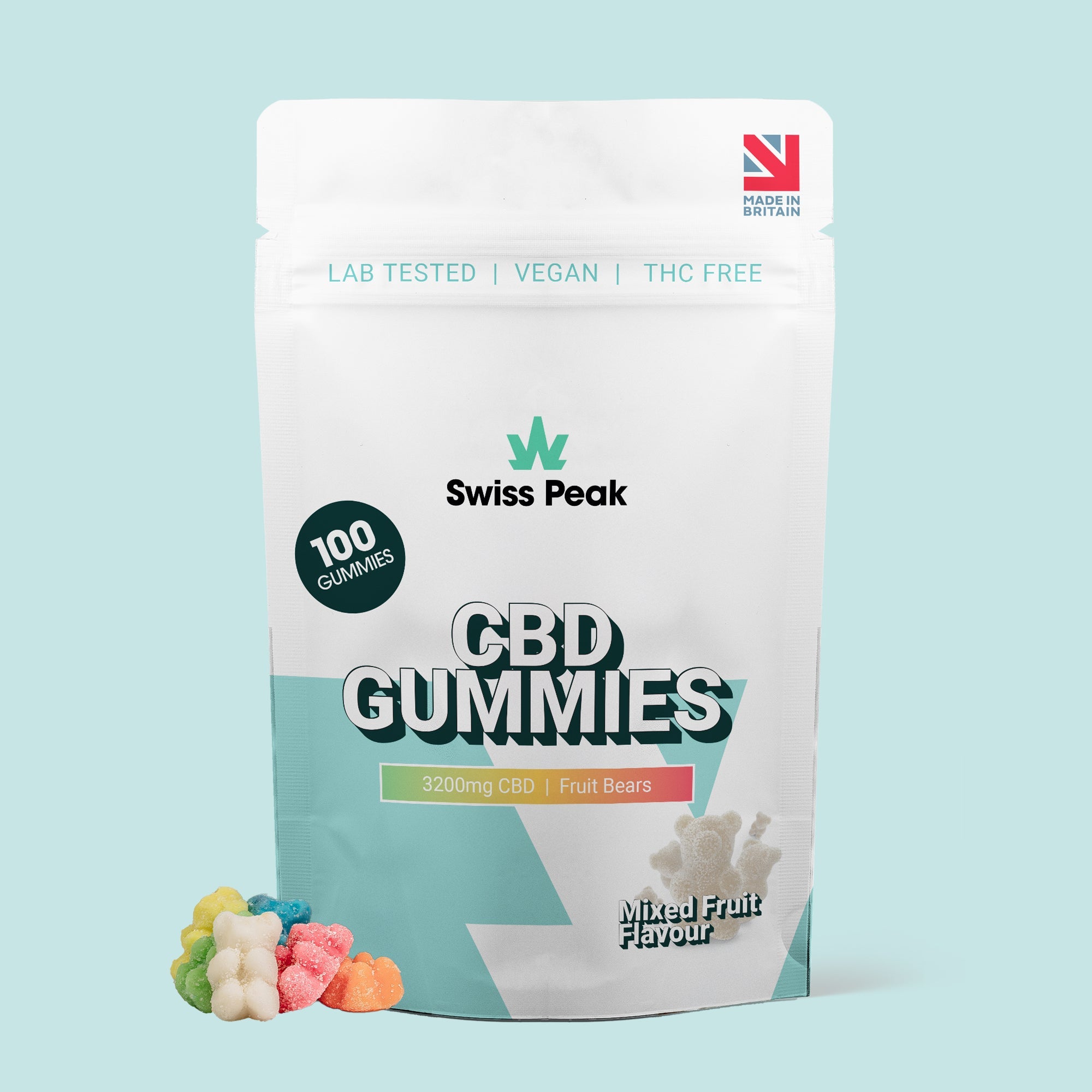CBD Bears Gummies | 3200mg & 4800mg | 100 CBD Gummies - Swiss Peak