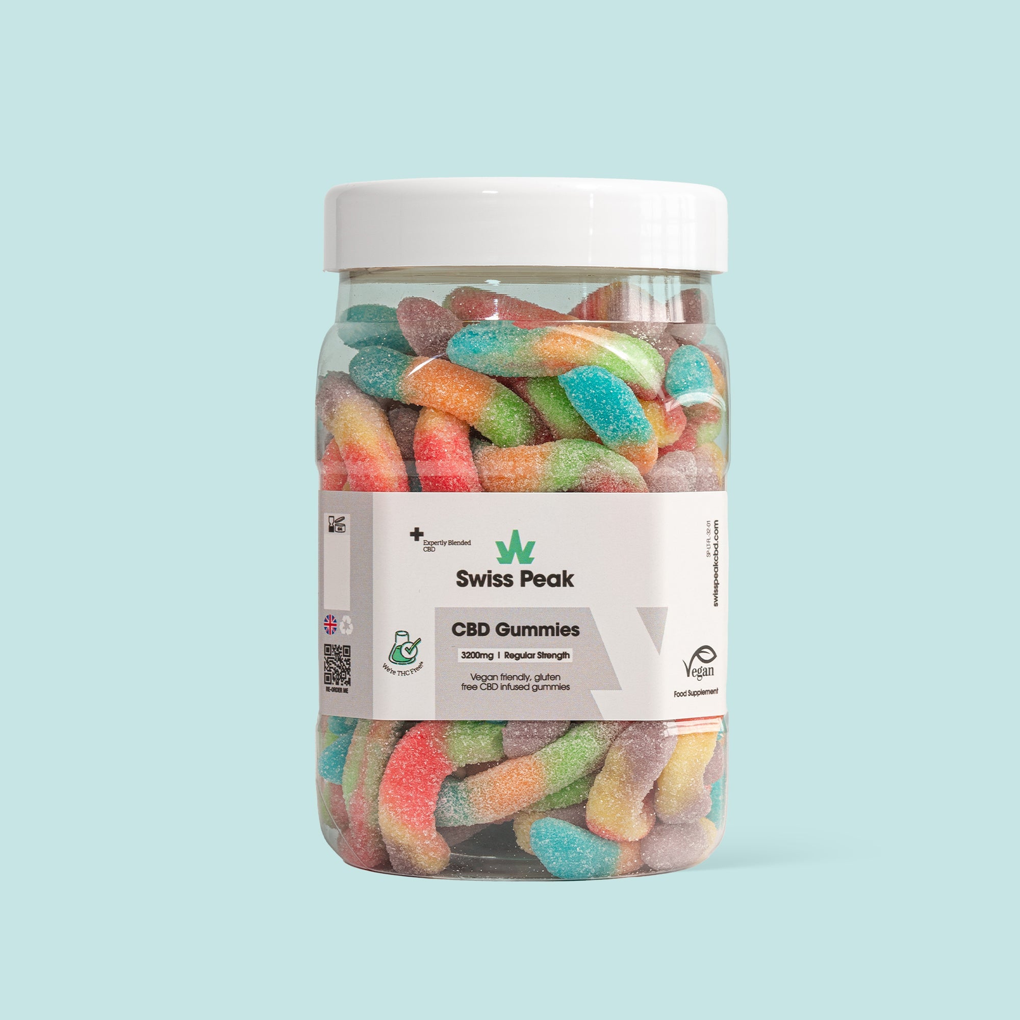 CBD Worms Gummies 3200mg - 4800mg - SwissPeakCBD