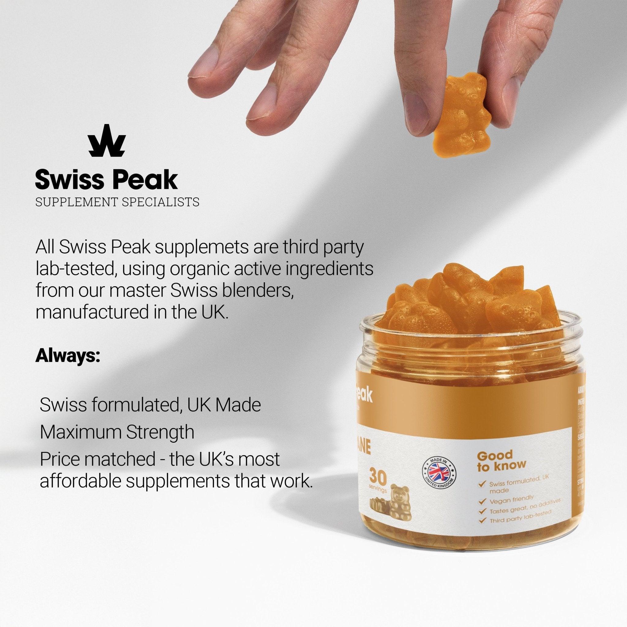 Lion's Mane Gummies | 2000mg 30 Pack - SwissPeakCBD