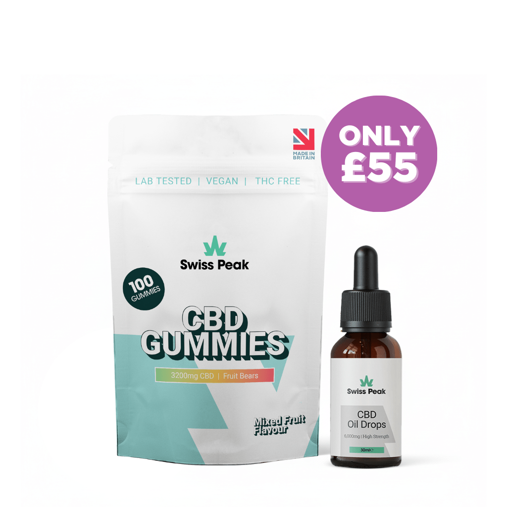 Super - Strength 6000mg Oil | 3200mg Gummy Bundle - Swiss Peak